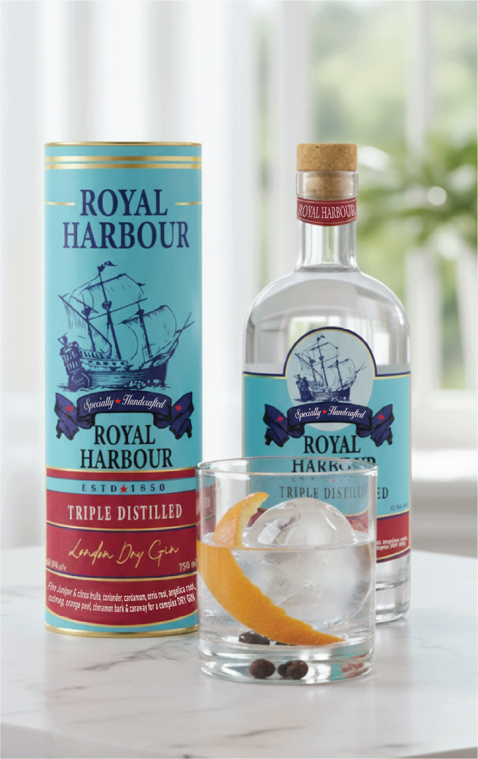 Royal Harbour Gin Bottle